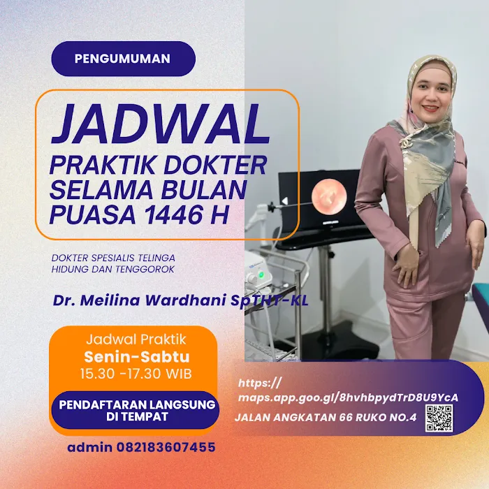 Praktek Dokter THT Palembang - dr. Meilina Wardhani SpTHT-KL Picture 3
