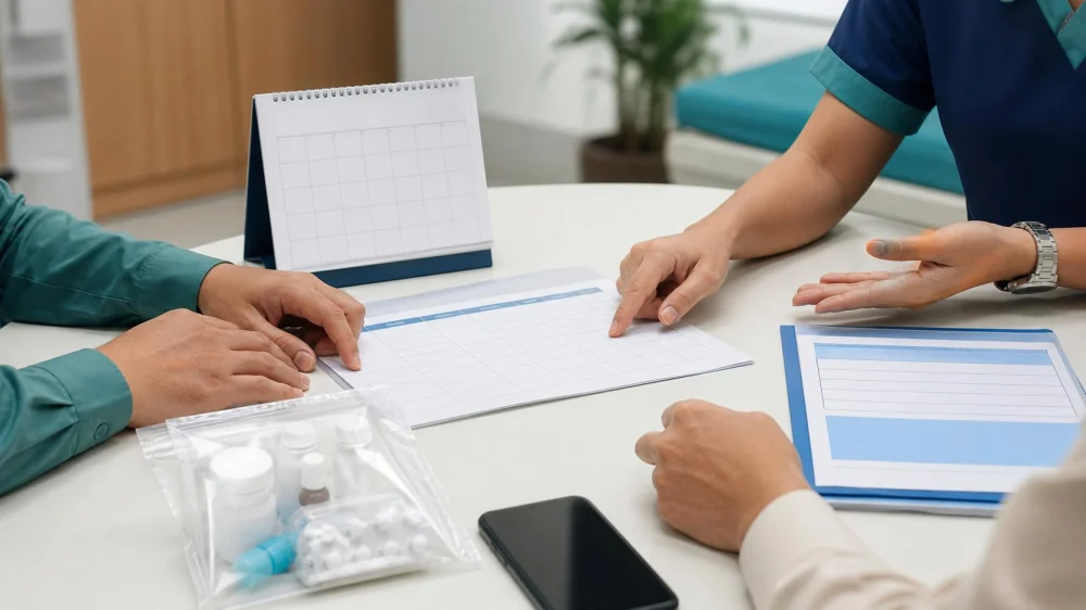 Checklist Instruksi Pulang dari Klinik atau Rumah Sakit